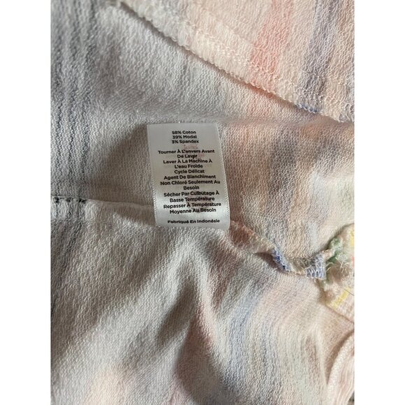 Talbots Shirt Medium Striped Pullover Mockneck Multicolor Casual Preppy - Picture 6 of 8